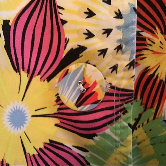 Vivid colorful cotton summer jacket - Picture 2 of 4